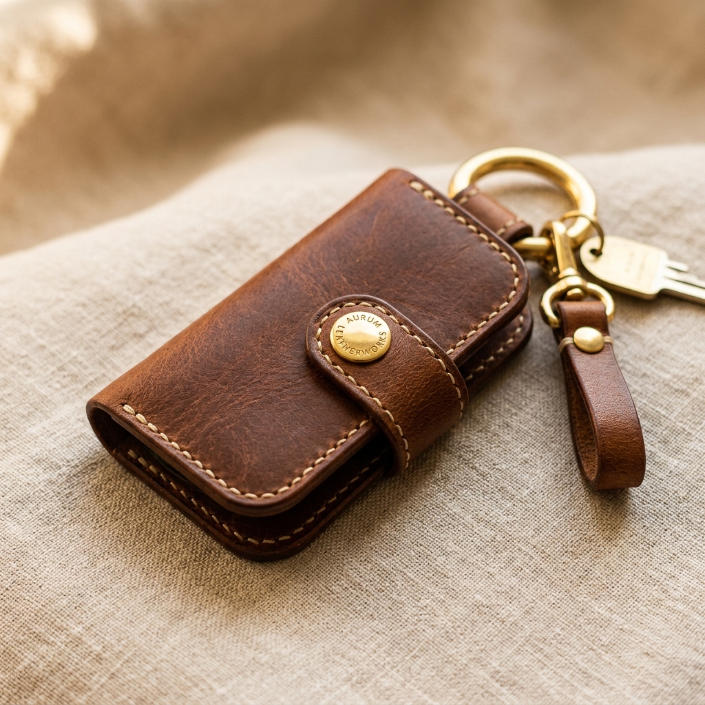 本革スマートキーケース
